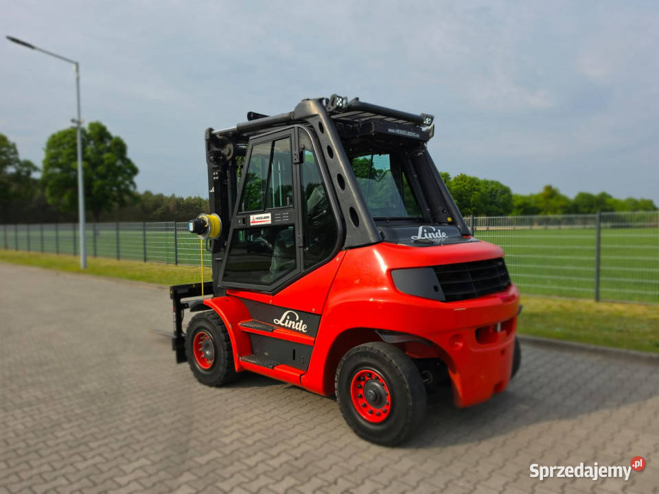 Wózek widłowy LINDE H60D02 2015 r udźwig 6 ton wielkopolskie
