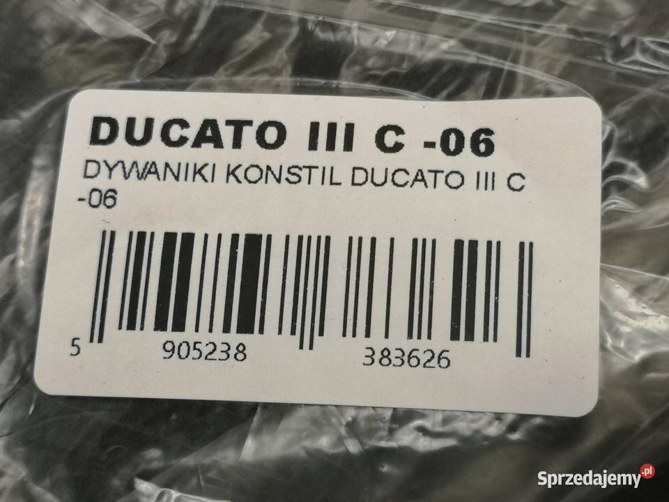DYWANIKI WELUROWE KOMPLET FIAT DUCATO III 2006