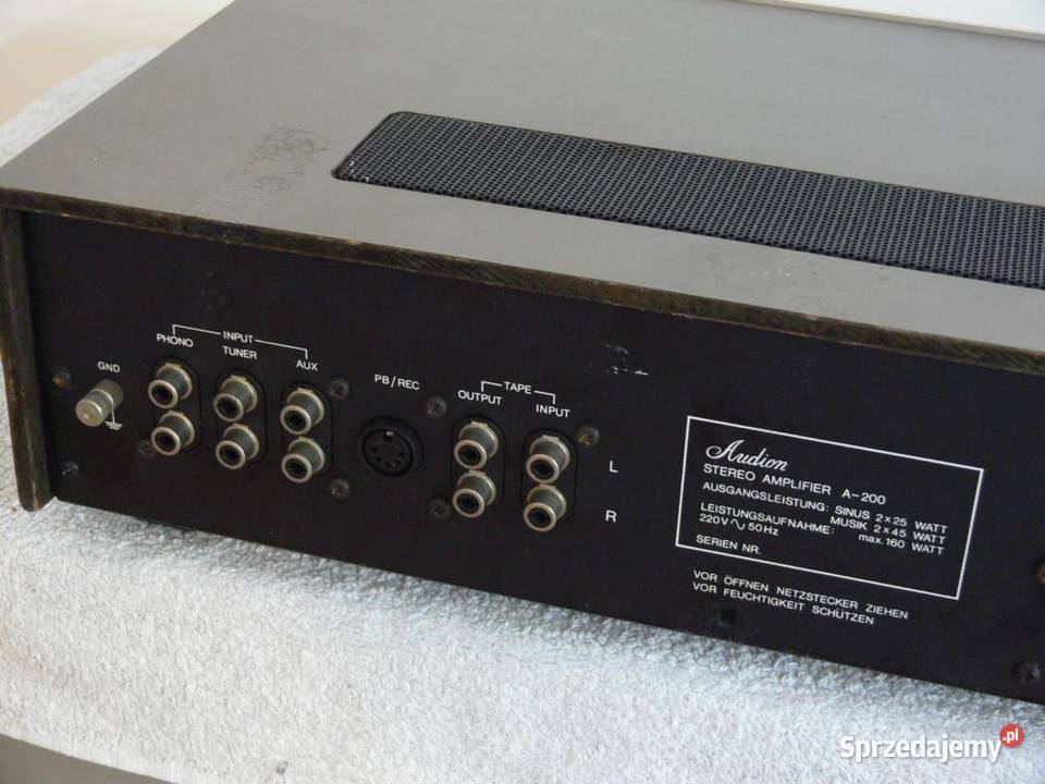Wzmacniacz Audion A200 sprawny Vintage WYSYŁKA Jasło
