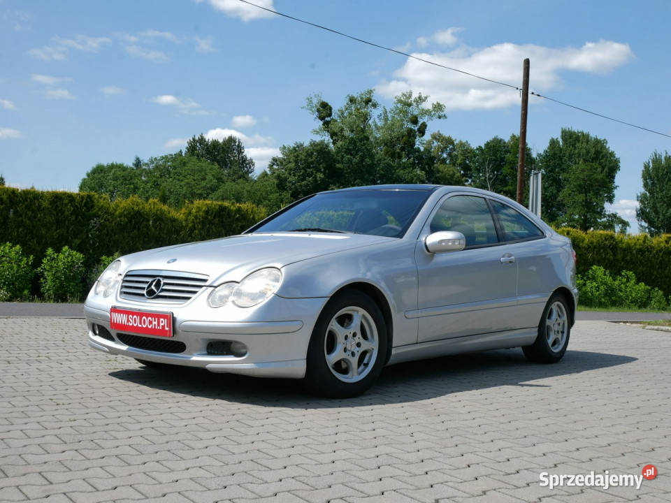 Mercedes C 180 18 129 Coupe Panorama Bogata Goczałkowice-Zdrój sprzedam