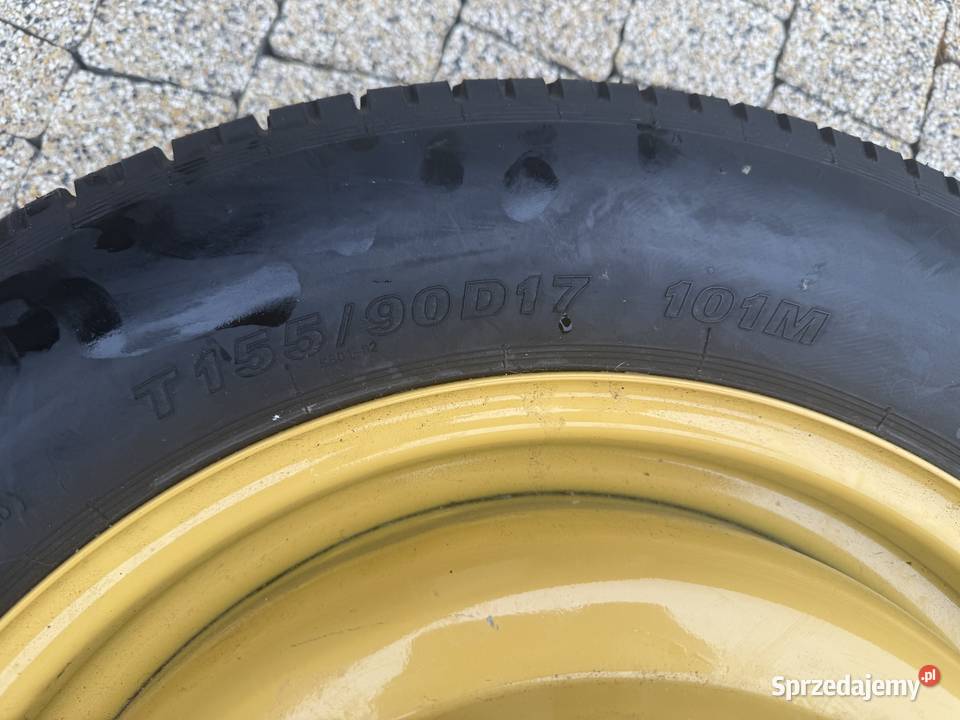 KOŁO ZAPASOWE DOJAZDOWE 15590R17 5X1143 HONDA Chwaszczyno