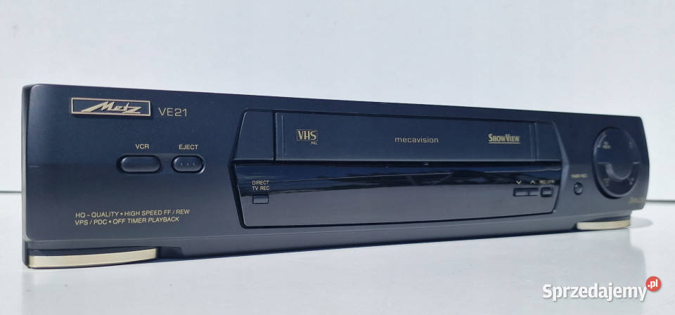 Video magnetowid METZ VE 21 VE21 VHS wielkopolskie Międzychód