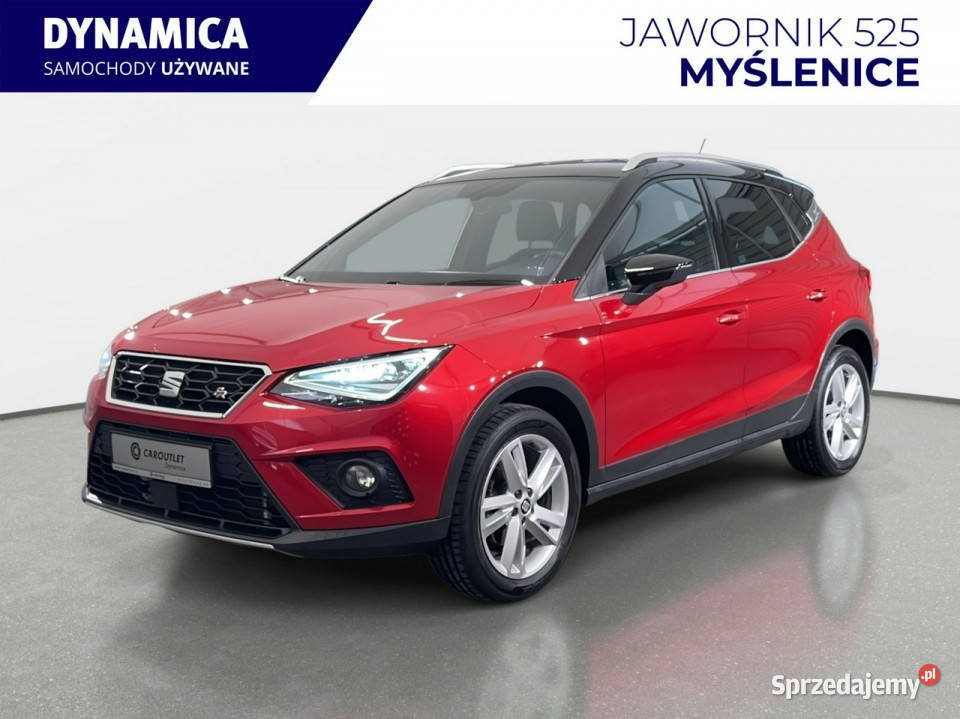 Seat Arona FR 10TSI 115 M6 2019 r salon przebieg światła przeciwmgielne Myślenice