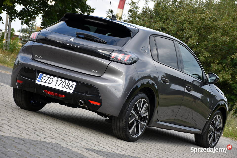 Peugeot 208 II GT TURBO 101 BOGATA Piękna Wersja pierwszy właściciel Zduńska Wola