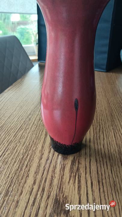 Wazon duży czarne szkło Ebony Zamość