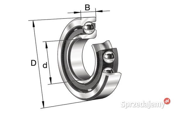 Łożysko kulkowe skośne 15x35x11 mm INAFAG Kamionna