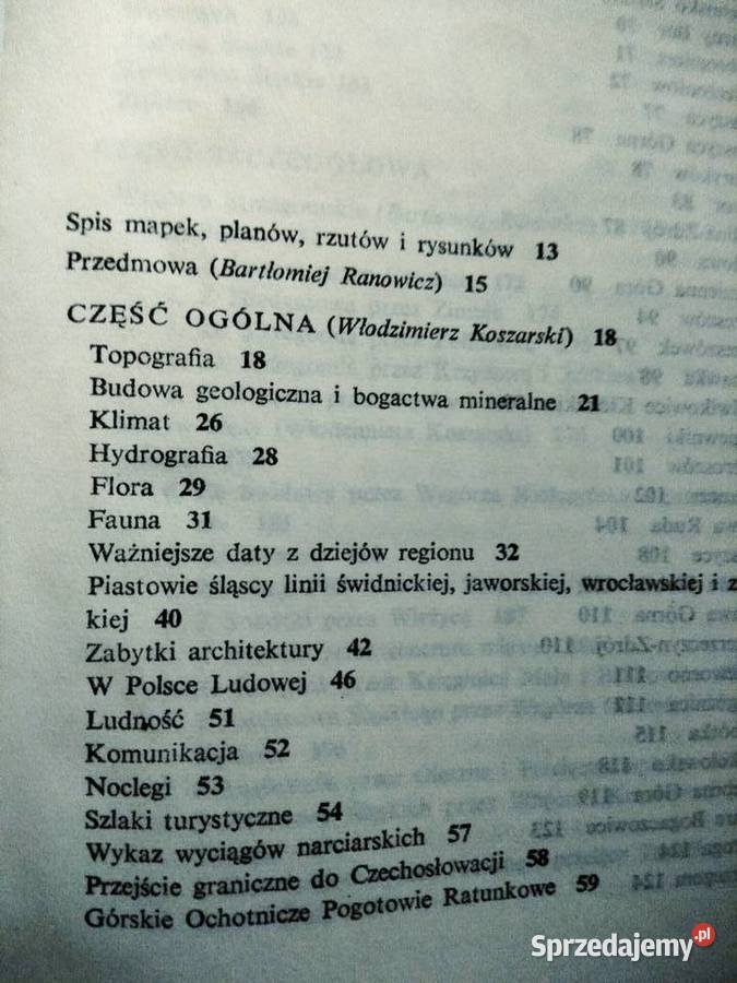 Pierwsze wydanie książki Sudety przewodnik Antykwariat sprzedam