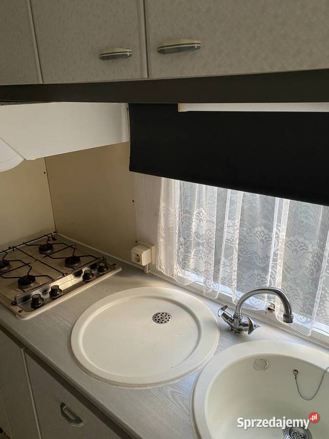 Domek holenderski angielski przyczepa kempingowa Niechorze