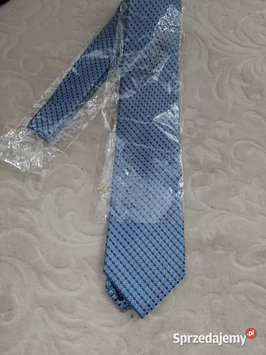 SuitConnection Niebiesko granatowy krawat Krawaty