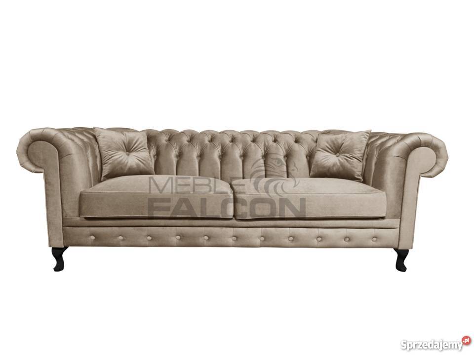 Pikowana sofa Chesterfield Venezia PRODUCENT Łóżka, wersalki i sofy