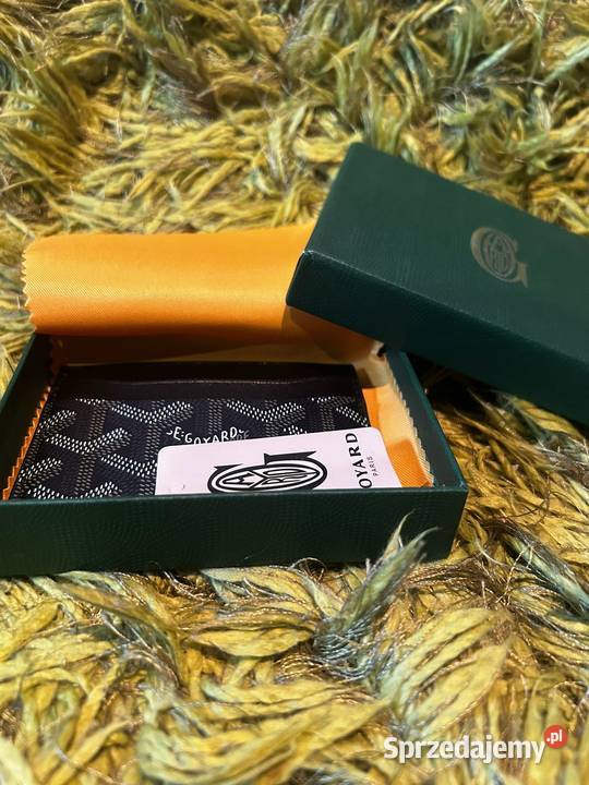 Luksusowy portfel Goyard czarny z pudełkiem Pozostałe Wałbrzych