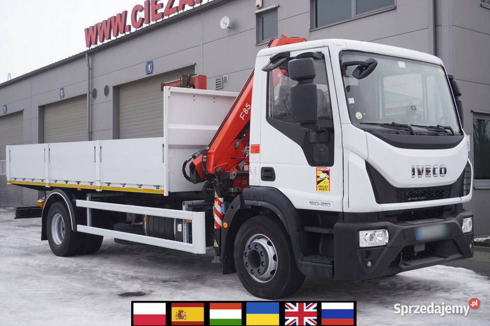 Iveco Eurocargo 160210 E6 4X2 30 Fassi F85B022 diesel Kraków sprzedam