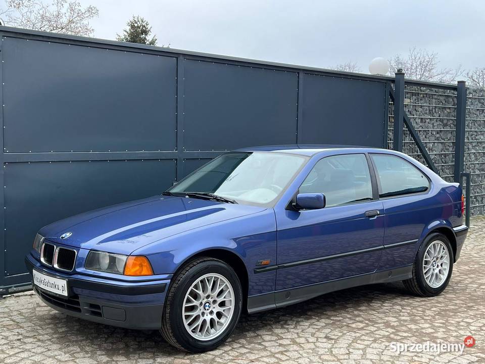 BMW 316i Compact - 58 tys km, wyjątkowa kombinacja kolorów