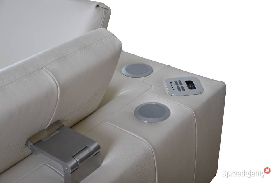 Nowoczesny Narożnik Regulacja Głębokości Skóra Toruń