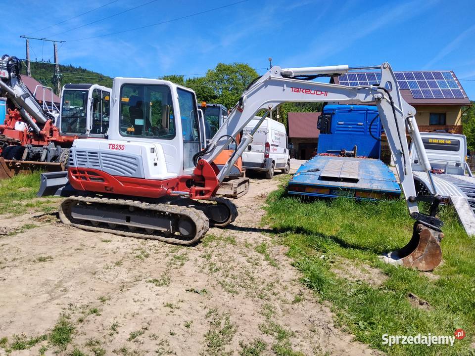 minikoparka takeuchi tb250 5 ton gasienicowa