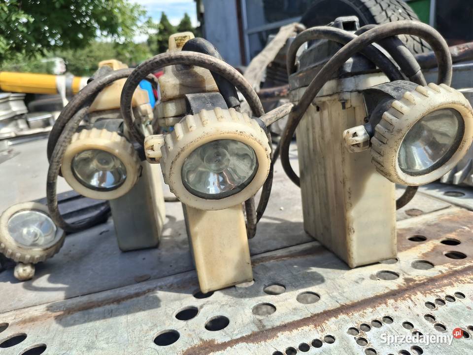 Lampa Górnicza Akumulatorowa Nahełmna zabytek opolskie