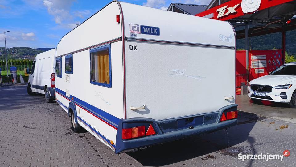 przyczepa kempingowa campingowa kemping OKAZJA Międzybrodzie Bialskie