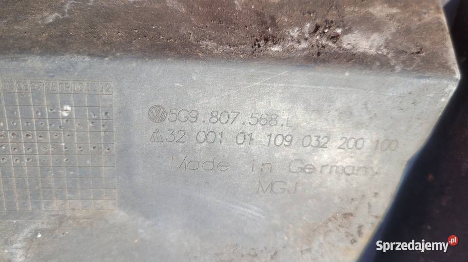 VW GOLF VII 7 KOMBI DOKŁADKA HOKEJ ZDERZAKA TYL śląskie