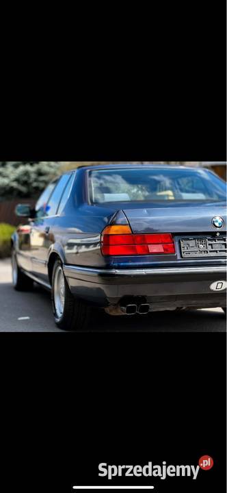 Bmw 750i v12 świeżo sprowadzona wspomaganie kierownicy