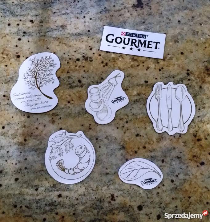 Magnesy na lodówkę zestaw 6 sztuk kulinaria Akcesoria kuchenne Nowy Tomyśl