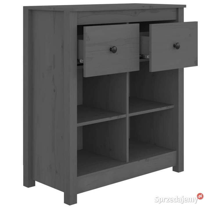Szafka szara 70x35x80 lite drewno sosnowe Warszawa sprzedam