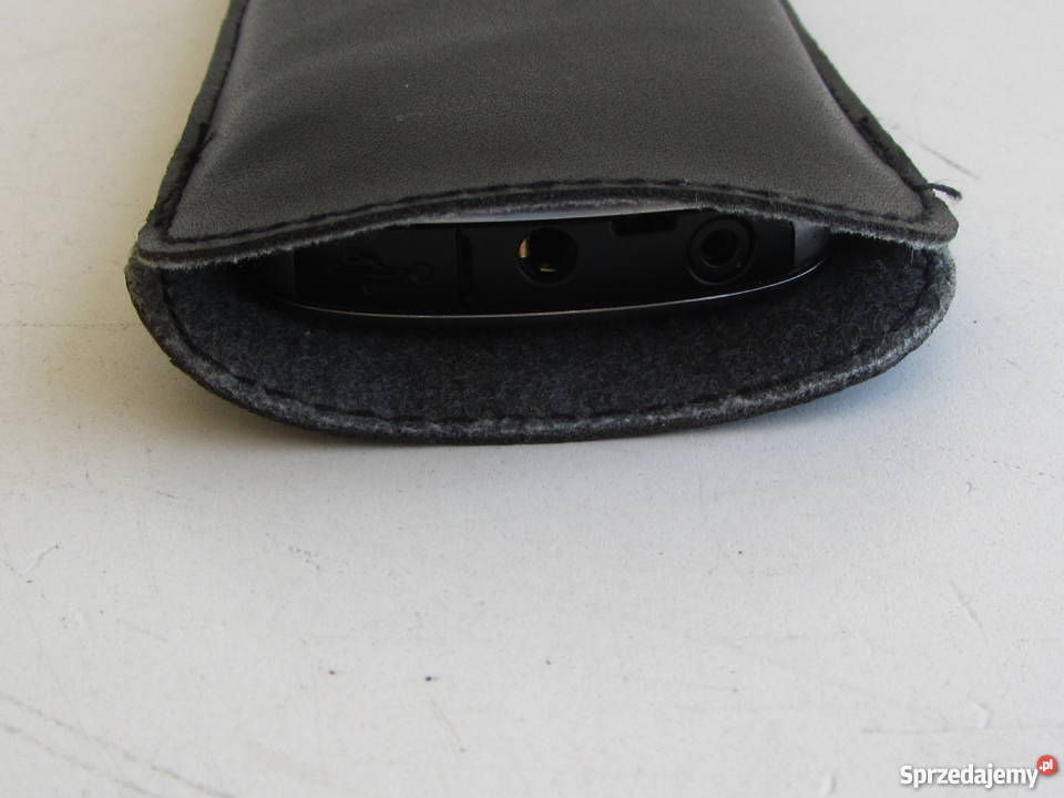 Etui wsuwka pokrowiec na telefon miękka skóra Olecko