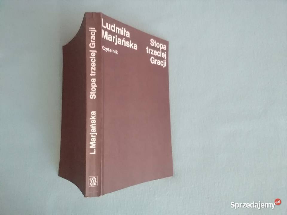 Stopa trzeciej gracji L Marjanska Rok wydania 1980 łódzkie Łódź