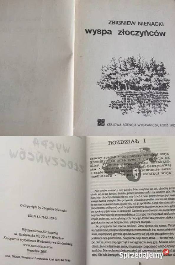 Wyspa Złoczyńców Zbigniew Nienacki ISBN 9788378799764 świętokrzyskie