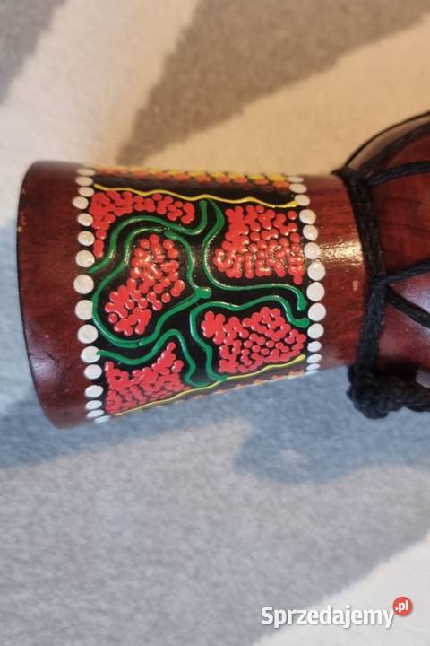 Afrykański djembe djembe bęben z Ghany Avent Figurki Gliwice
