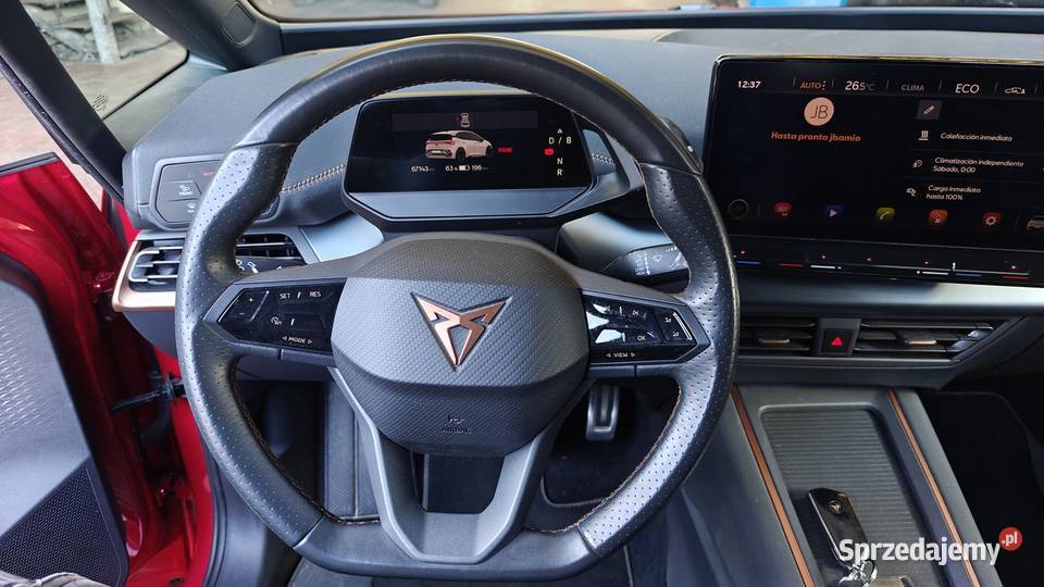 CUPRA BORN uszkodzony Poddębice