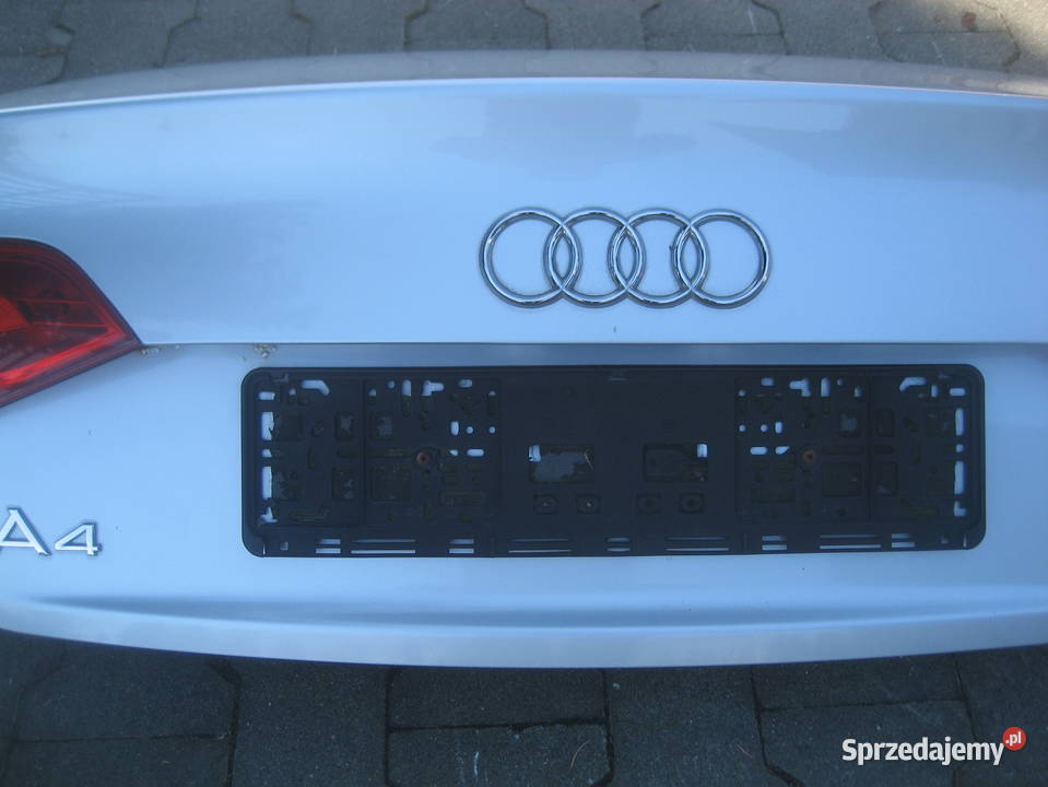 audi a4 b8 sedan 0811r klapa pokrywa bagażnika wielkopolskie