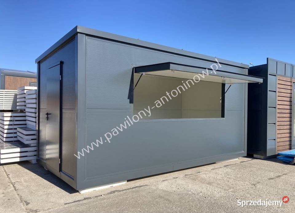 PAWILON HANDLOWY KONTENER GASTRONOMICZNY LODY Kielce