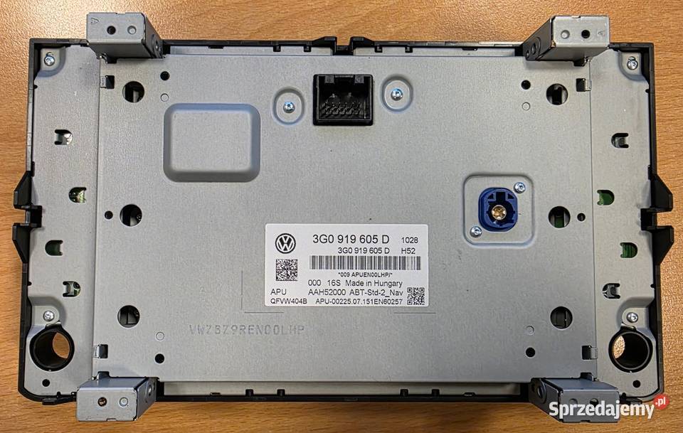 3G0919605D Wyświetlacz MIB Discover Media ramka mazowieckie Warszawa