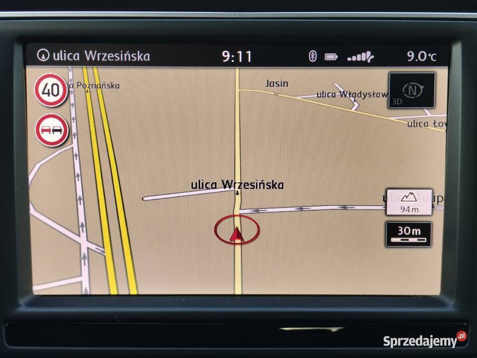 7 miejsc kamera navi aktywny tempomat Touran Swarzędz