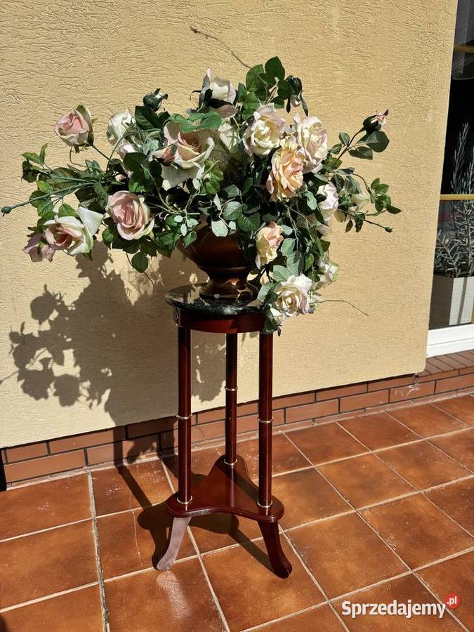 Stolik z marmurem stylowy okolicznościowy kawowy mazowieckie Garwolin sprzedam