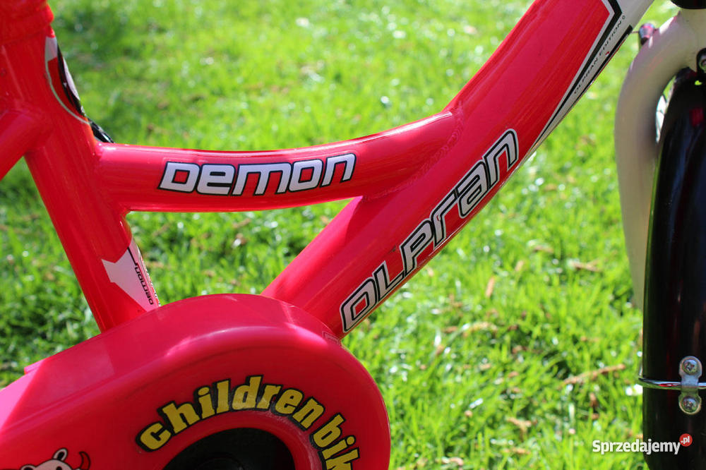 Rowerek dziewczynki z koszykiem OLPRAN 16 Demon Wiek dziecka 4 śląskie Katowice