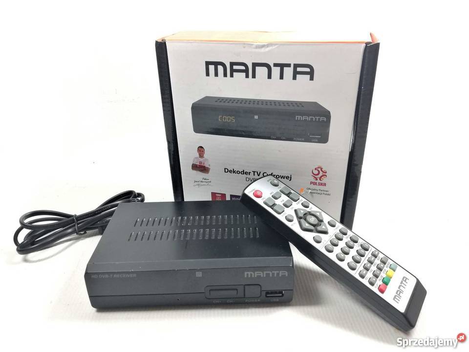DEKODER MANTA DVBT010 HDMI USB MPEG2 MPEG4 dolnośląskie Strzelin