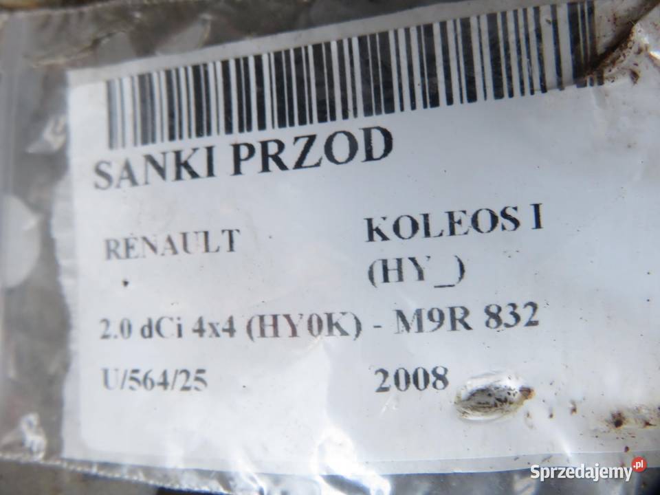 SANKI PRZÓD RENAULT KOLEOS I 20 dCi 4x4 osobowe