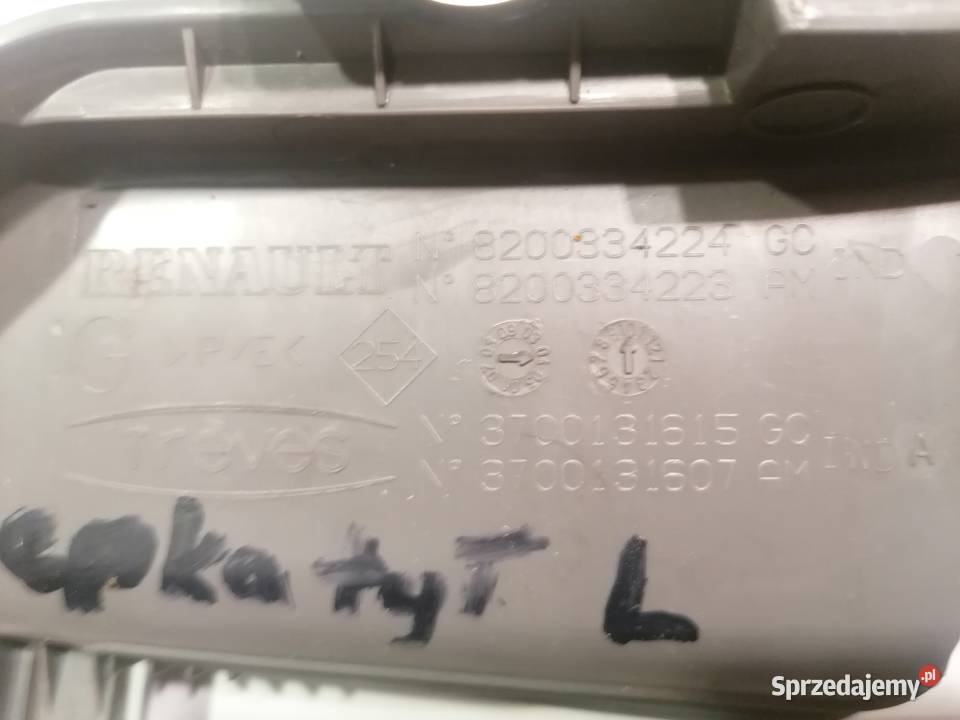 zaślepka pasa bezpieczeństwa tył 8200334227224 osobowe Pasy bezpieczeństwa Piotrków Trybunalski