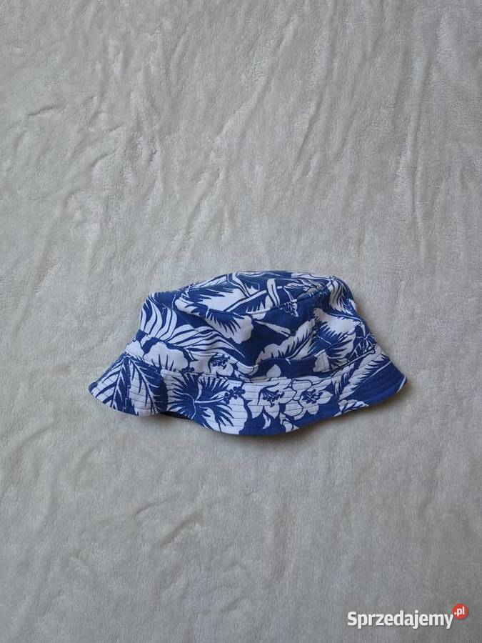 Nowy kapelusz bawełniany niebieskobiały bucket Nakrycia głowy małopolskie Bibice