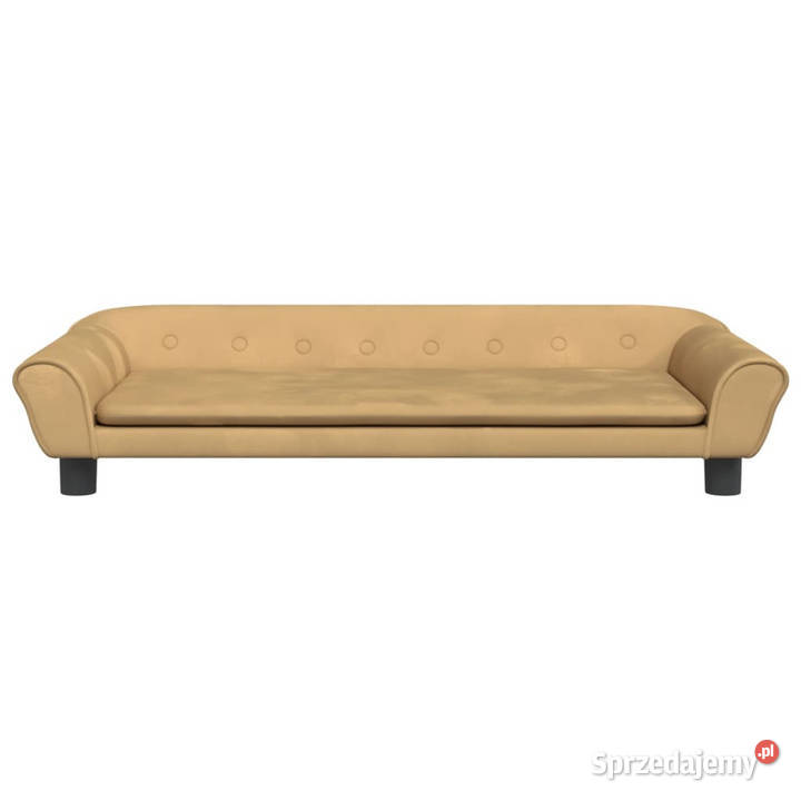 Sofa dzieci brązowa 100x50x26 aksamit WM3196398