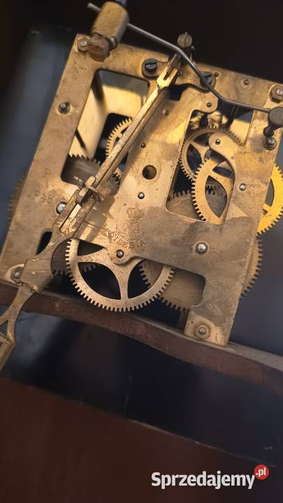 Stary zabytkowy zegar wiszący Gustav Becker Koszalin