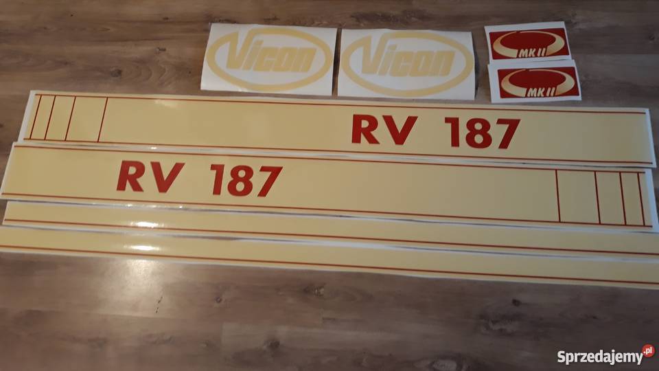 Naklejk Vicon RV 187 MK II łódzkie Wola Wiewiecka