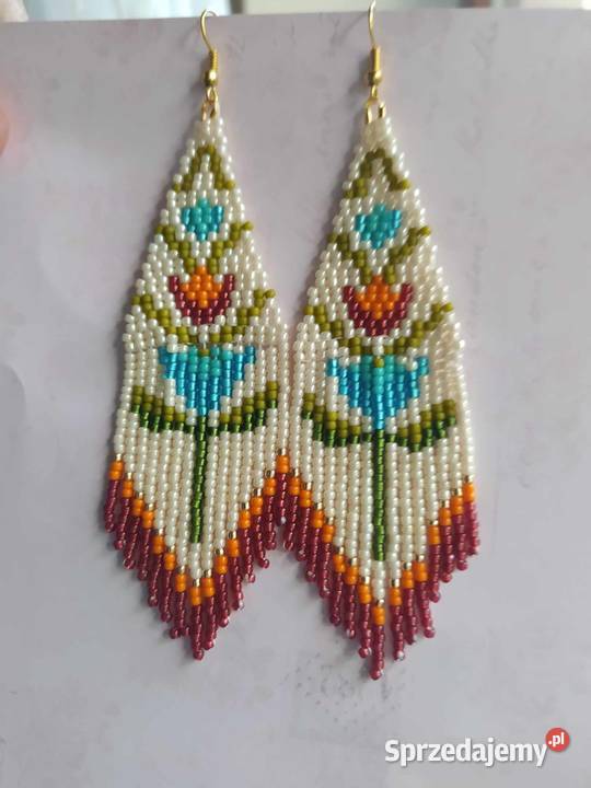 Kolczyki z koralików Toho Kozienice