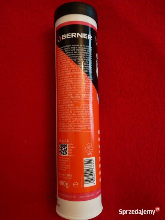 Smar Berner tuba 400g Kraśnik