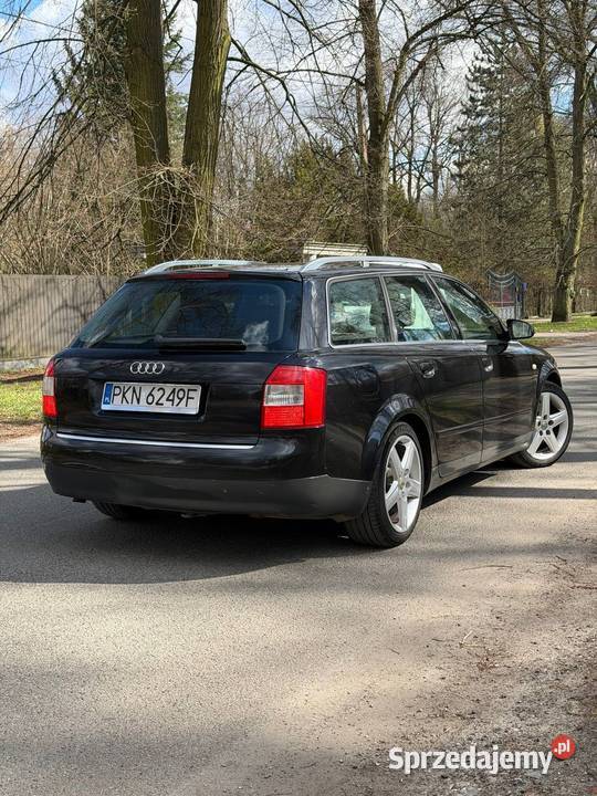 Audi A4 B6 Avant 25 TDI 180 QUATTRO Bezowa SKÓRA czarny łódzkie Łódź