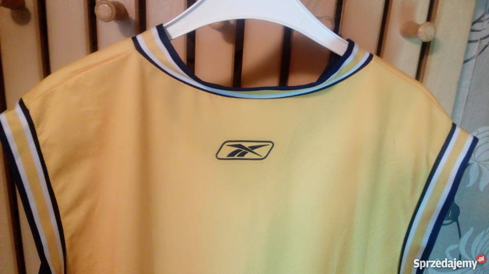 Reebok oryg Tschirt zótłty bez rękawówNa Odzież sportowa Moda i Styl lubelskie Świdnik