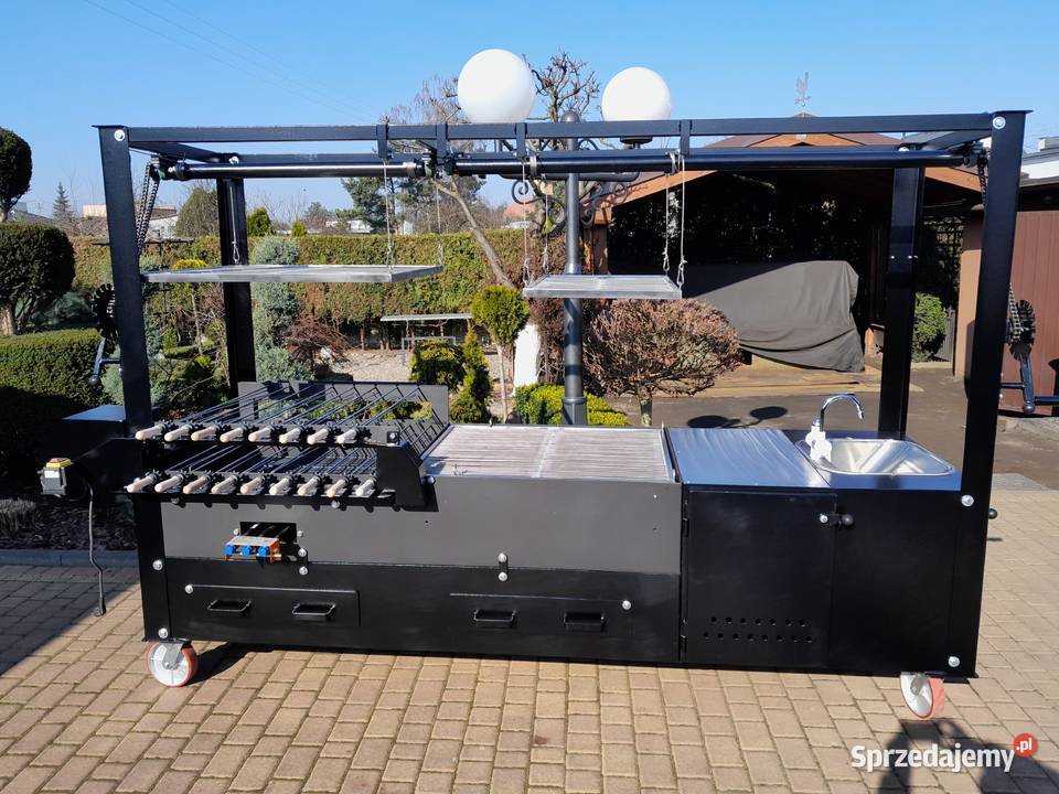 Gastronomiczny grill cateringowy węglowy