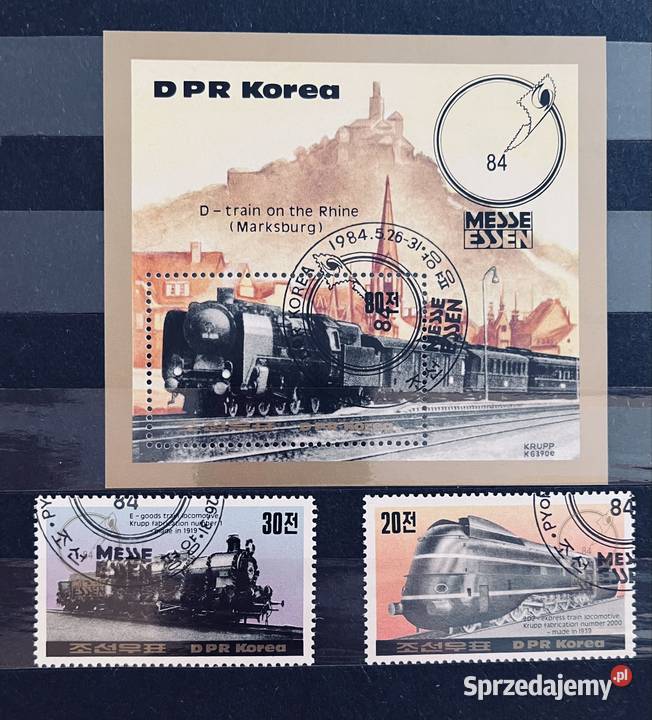 Korea Wystawa w Essen kolejnictwo 1984r Grudziądz