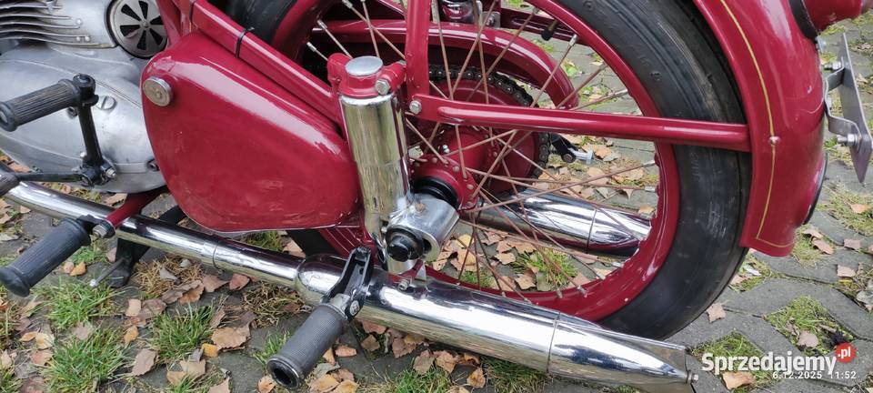 Jawa perak 250 dokumenty Kościelec